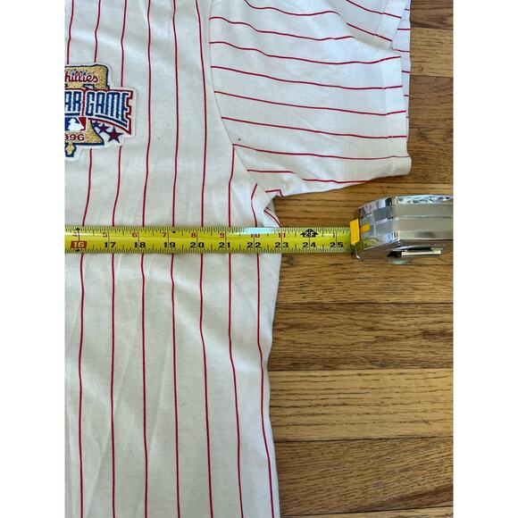 Vintage Phillies 1996 All-Star pinstripes button up shirt - Picture 5 of 11